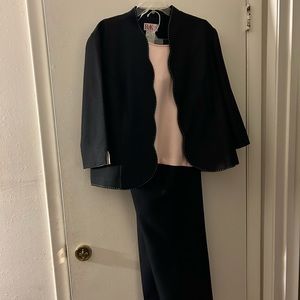 Black and Pink 3 piece suit